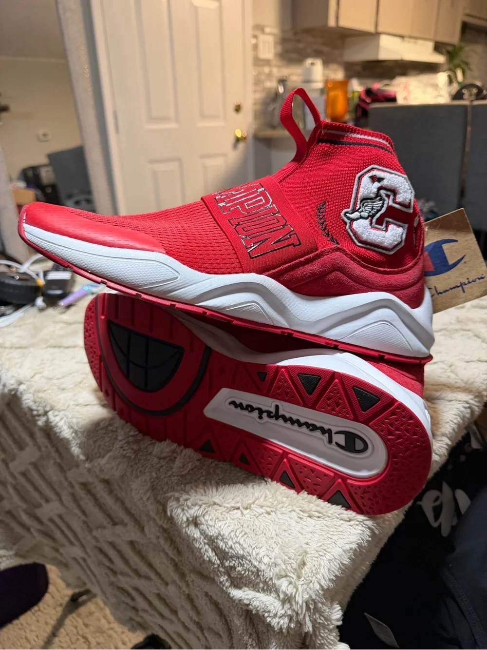Champion Rally Pro Collegiate 'Scarlet Red' Sneaker (Size 12 US, NWT)